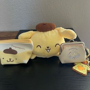 Pompompurin Plush and Coin Purses Set